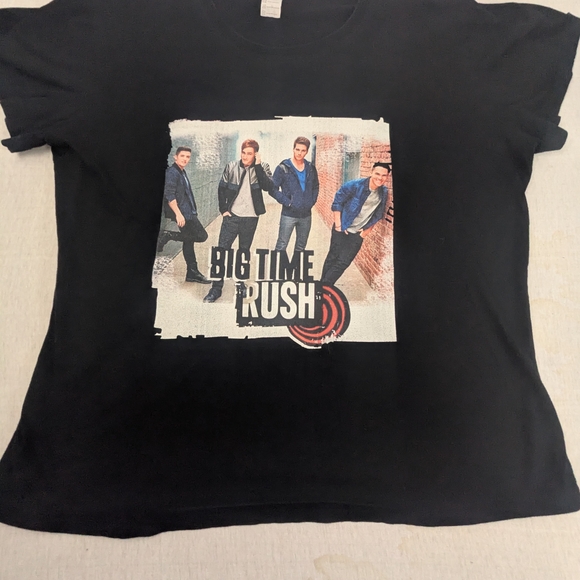 Big Time Rush Pop Music Boy Band Concert Tee Size Large - Picture 1 of 6